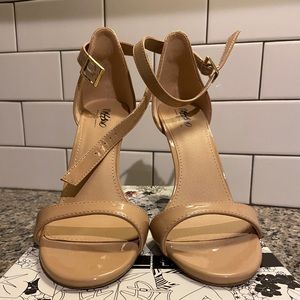 Nude Patent Leather Stilletos